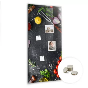 Magnetyczny Organizer na Ścianę 120x60 cm - Składniki na pizzę - Tablice i flipcharty - miniaturka - grafika 1