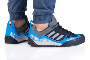 Buty trekkingowe męskie - Adidas TERREX TERREX Swift Solo 2 Shoes Men, czarny/niebieski UK 8 | EU 42 2022 Buty turystyczne S24011-A0QM-8 - grafika 1