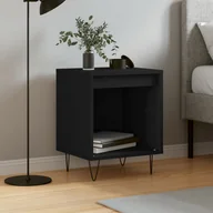 Szafki nocne - vidaXL Szafka nocna, czarny, 40x35x50 cm, materiał drewnopochodny - miniaturka - grafika 1