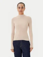 Swetry damskie - Guess Golf W5BR15 Z3OW2 Beżowy Slim Fit - miniaturka - grafika 1