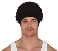 Dodatki do strojów karnawałowych - Peruka Disco Loczki, Brązowa z opaską - miniaturka - grafika 1