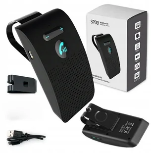 Zestaw głośnomówiący BT 5.0 PL，ZESTAW GŁOŚNOMÓWIĄCY DO SAMOCHODU BT 5.0 AUTOSTART - Zestawy głośnomówiące - miniaturka - grafika 1
