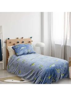 The Home Deco Kids Komplet pościeli renforcé w kolorze niebieskim - 200 x 140 cm - Pościel dla dzieci - miniaturka - grafika 1