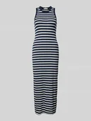 Sukienki - Sukienka midi z efektem prążkowania - miniaturka - grafika 1