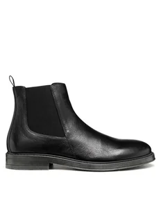 Geox Sztyblety U Henreys U56LWC 00046 C9999 Czarny - Botki męskie - miniaturka - grafika 1