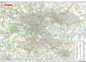 Mapy i plansze edukacyjne - Plan miasta „Kraków 26T” - ścienny - miniaturka - grafika 1
