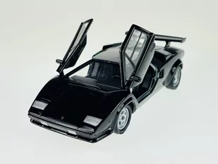 Welly Lamborghini Countach Lp 500 S Czarny 1:34 Samochód Nowy Metalowy Model - Samochody i pojazdy dla dzieci - miniaturka - grafika 1
