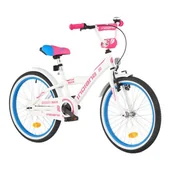 Rowery - Indiana Rock Girl 20 cali Biało-różowy 2023 - miniaturka - grafika 1