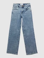 Spodnie i spodenki dla dziewczynek - Jeansy o kroju regular fit z 5 kieszeniami model ‘YARA’ - miniaturka - grafika 1