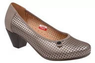 Czółenka - Czółenka AXEL Comfort 1593 Perła buty na haluksy na obcasie Kosela Medic 9593 - miniaturka - grafika 1