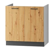 Szafki kuchenne - Szafka kuchenna pod zlew dąb artisan N7-S25 - miniaturka - grafika 1