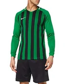 Gadżety dla kibiców - Nike męskie Striped Division III LS trykot, zielony, l 894087-302 - miniaturka - grafika 1