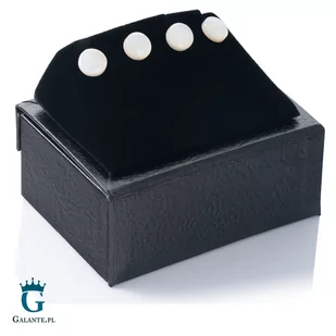Guziki smokingowe z masą perłową PS-284 (4 guziki) - Dodatki do ubrań - miniaturka - grafika 3