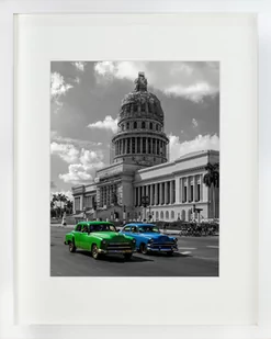 Ramka na zdjęcie do plakatów 28x35 lub 20x25 cm biała szkło BD art - Ramki na zdjęcia - miniaturka - grafika 1