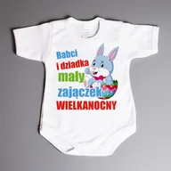 Body dla niemowląt - Babci i dziadka mały zajączek wielkanocny - body wielkanocne - miniaturka - grafika 1