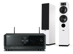 Kino domowe Yamaha RX-V6A (czarny) + Tesi 5 (biały) - Kino domowe - miniaturka - grafika 1