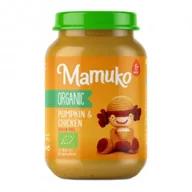 Dania dla dzieci - Mamuko Organiczny Obiadek Dynia z Kurczakiem od 6 miesiąca 190 g Bio - miniaturka - grafika 1