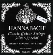 Struny gitarowe  - Hannabach 652599 struny do gitary klasycznej, seria 815, do gitar 8/10, medium Tension Silver Special - zestaw 10-strunowy 652599 - miniaturka - grafika 1
