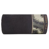 Ręczniki - Ręcznik Eva (24) 30 x 50 cm Czarno-beżowy - miniaturka - grafika 1