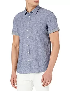 Camel Active Koszula męska 4092385s49, szary, L - Koszule męskie - miniaturka - grafika 1
