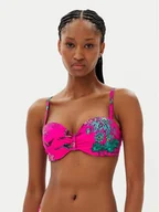 Stroje kąpielowe - Chantelle Góra od bikini Sauvage C17UNK Różowy - miniaturka - grafika 1