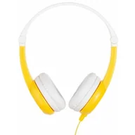 Słuchawki - BuddyPhones Słuchawki dla Dzieci 3+ Connect Żółty (BP-CO-YELLOW-01-K) - miniaturka - grafika 1