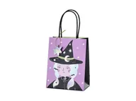 Opakowania i torebki na prezenty - TOREBKA PREZENTOWA CZAROWNICA FIOLETOWA 14x18cm - miniaturka - grafika 1