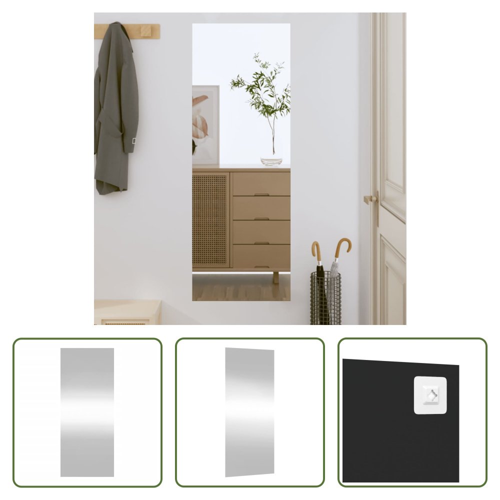 The Living Store Lustro ścienne 40x100 cm szklane prostokątne