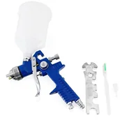 Pistolety pneumatyczne - Pistolet do Malowania Natryskowego HVLP Bituxx 600ml + dysza 1,4 - miniaturka - grafika 1