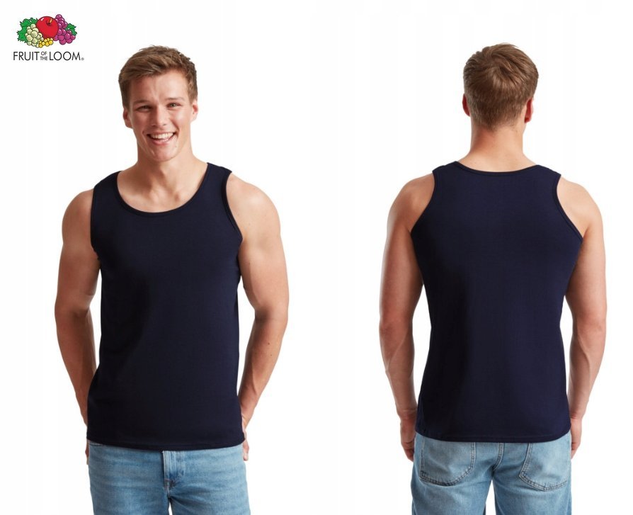 Koszulka na ramiączka ATHLETIC Tank Top FRUIT of The Loom GRANAT L