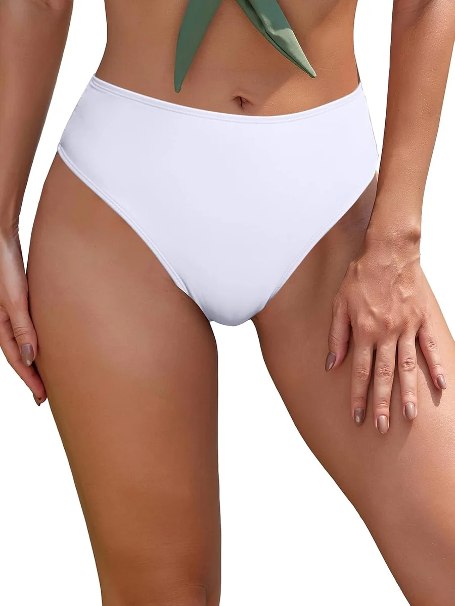 Damskie spodnie bikini stringi z wysokim stanem rozmiar M
