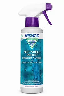 Impregnat do odzieży Nikwax Softshell Proof 300 ml atomizer - Akcesoria obuwnicze - miniaturka - grafika 1