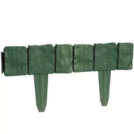 Pozostałe narzędzia ogrodowe - Palisada obrzeże do trawnika imitacja kamienia STONE 2.5m - zielona - miniaturka - grafika 1