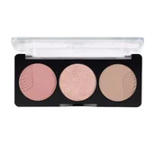 Bronzery i konturowanie twarzy - HEAN - Glow Nude Palette - Paletka do konturowania twarzy - DAYGLOW - miniaturka - grafika 1