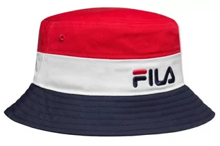 Czapki męskie - Fila Blocked Bucket Hat 686109-G06, Męskie, czapka, Czerwony - grafika 1