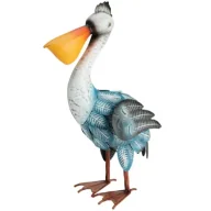 Pozostałe ozdoby ogrodowe - ProGarden Figurka ogrodowa metalowy Pelikan 41 cm - miniaturka - grafika 1