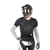 Akcesoria motocyklowe - Kurtka Ochronna z Krótkim Rękawem Alpinestars Sequence Czarna S - miniaturka - grafika 1