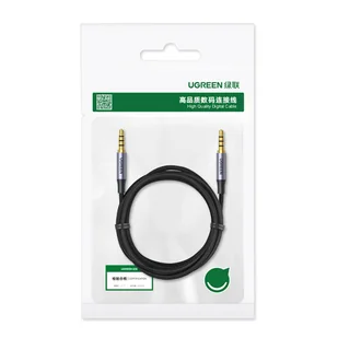 Ugreen kabel przewód AUX mini jack 3.5mm (męski) - mini jack 3,5mm (męski) 2m czarny (AV183) - Etui i futerały do telefonów - miniaturka - grafika 12