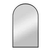 Lustra - MCS Master & Co. Nowoczesne metalowe duże lustro ścienne, minimalistyczne lustro do dekoracji domu do salonu, sypialni lub łazienki, 50 x 80 cm, czarne - miniaturka - grafika 1