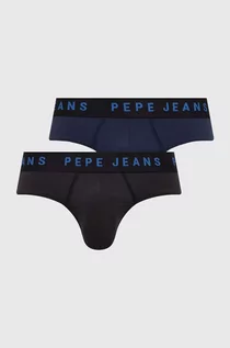 Majtki męskie - Pepe Jeans slipy 2-pack męskie kolor granatowy - grafika 1