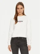 Bluzy damskie - Guess Jeans Bluza W5RQ28 K68I4 Biały Regular Fit - miniaturka - grafika 1