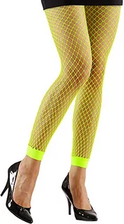 Legginsy - Widmann legginsy Neon Fishnet Green for sukni Accessory 20457 - grafika 1