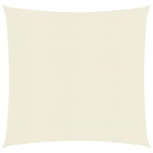 vidaXL Żagiel przeciwsłoneczny, 160 g/m, kremowy, 2,5x2,5 m, HDPE vidaXL - Parasole ogrodowe - miniaturka - grafika 1