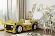 Łóżka dla dzieci i młodzieży - Łóżko samochód SAFARI z materacem - miniaturka - grafika 1
