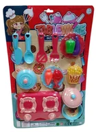 Zabawy w naśladowanie dorosłych - Zestaw Kuchenny Dla Dziewczynek Kuchenka I Akcesoria 5400 - miniaturka - grafika 1