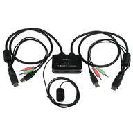 Przełączniki KVM - StarTech SV211HDUA przełącznik KVM Czarny - miniaturka - grafika 1