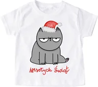 Koszulki dla dziewczynek - Świąteczna dziecięca koszulka santa131 - miniaturka - grafika 1
