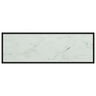 Lumarko Szafka pod telewizor, czarna z marmurowym szkłem, 120x40x40 cm - Szafki RTV - miniaturka - grafika 5