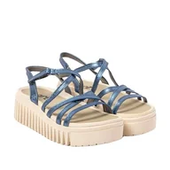 Sandały damskie - ART 1576f Brighton, Sandały Damskie, Niebieski metaliczny, 38 EU - miniaturka - grafika 1