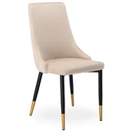 Taborety i hokery - Krzesło EHOKERY Vermont Velvet Beżowy - miniaturka - grafika 1